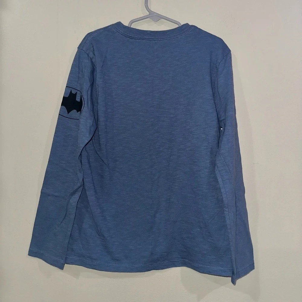 GapKids DC Comics‎ Batman Long Sleeve Shirt Boys Medium Graphic Tee